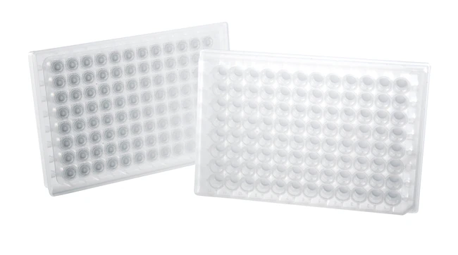 PCR Microplates, 96-Well, Half-Skirted, Clear, DNase/RNase-Free, 10 pkg